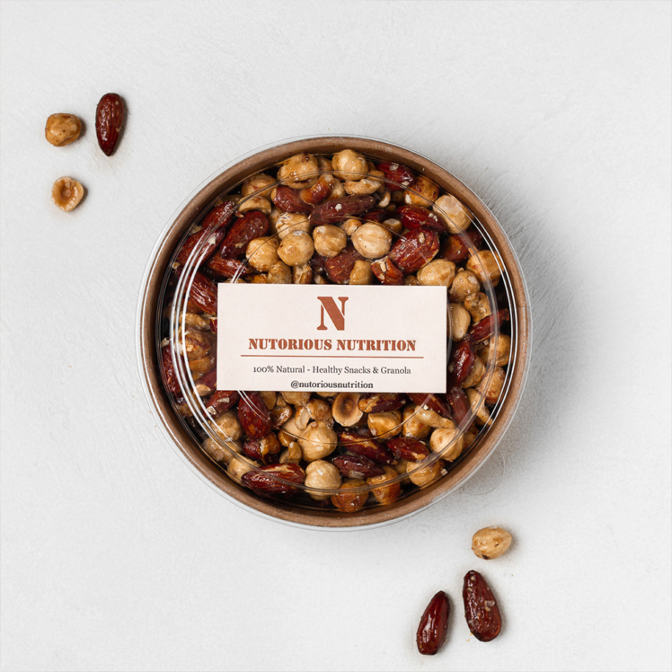 nutorious nutrition box of roasted nuts