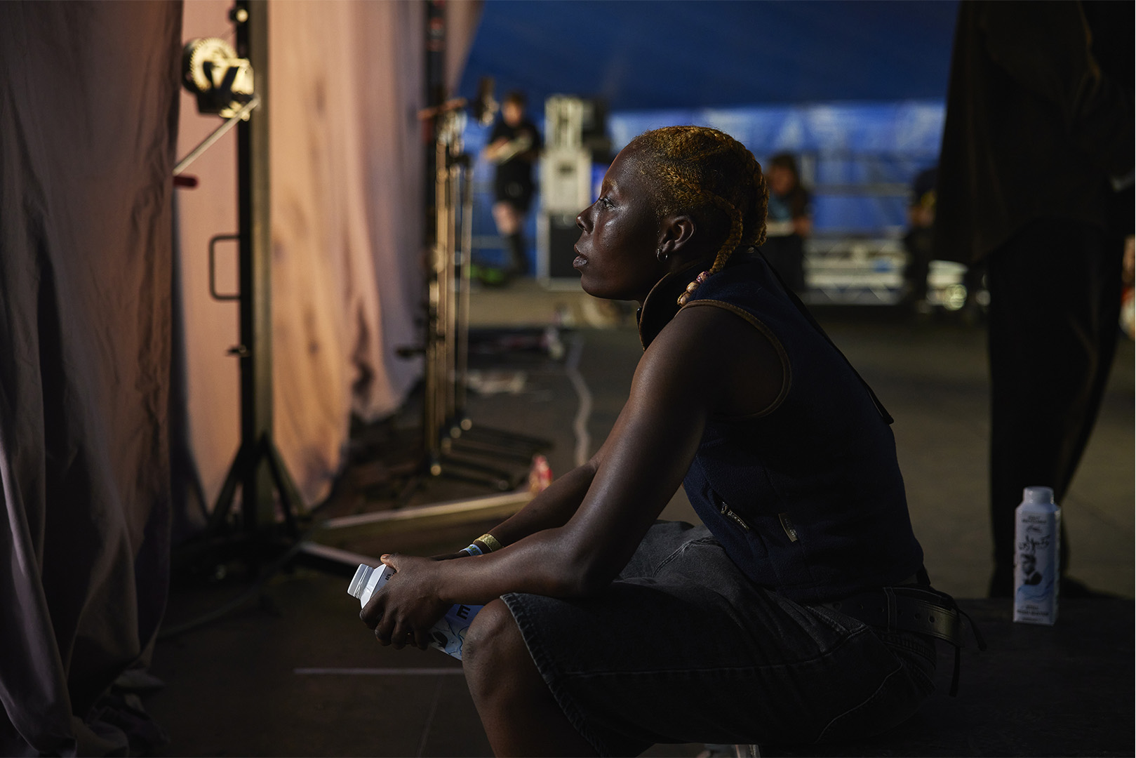 Bukky back stage at Electric Picnic with Three Ireland